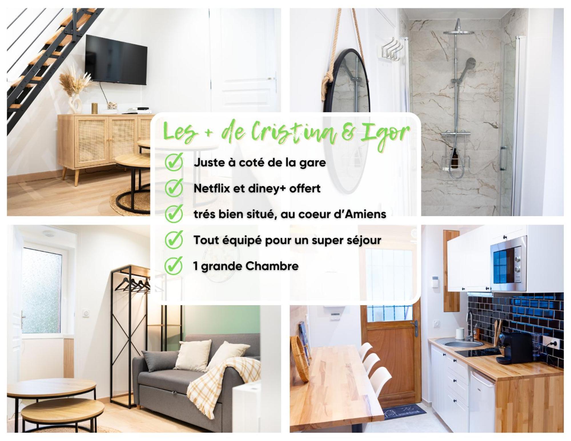 Maison Cosy Centre Gare Amiens Esterno foto